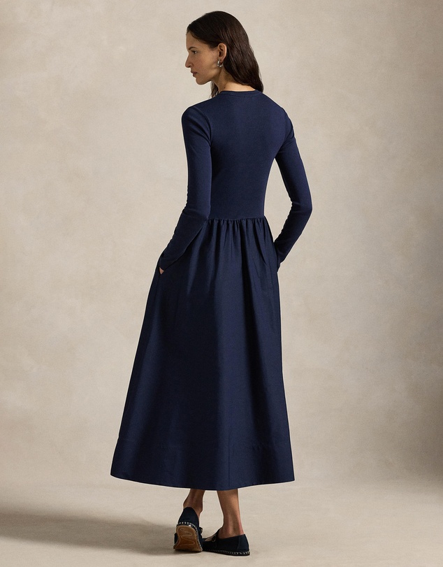 Polo Ralph Lauren - Cotton Long-Sleeve Dress
