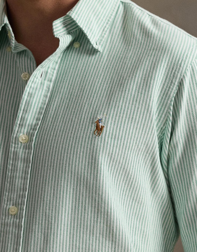 Polo Ralph Lauren - Custom Fit Striped Oxford Shirt - ICONIC EXCLUSIVE
