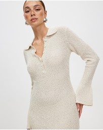 Third Form - Unbound Knit Shirt Dress