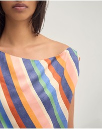 Oxford - Sandy Striped Top