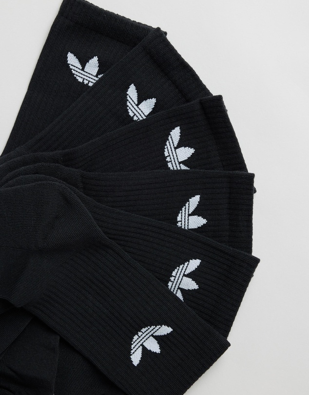 adidas Originals - 6-Pack Trefoil Crew Socks