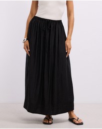 The Fated - Lila Drawstring Midi Skirt