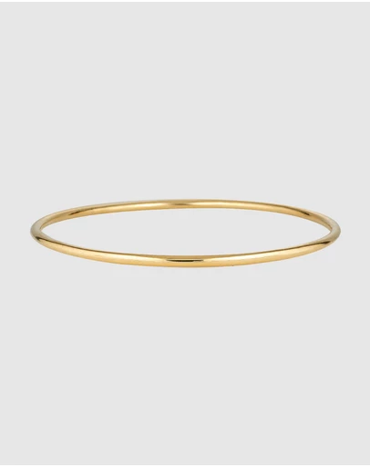 HOUSE OF SLANI - Classic Slim Azura Gold Bangle Bracelet