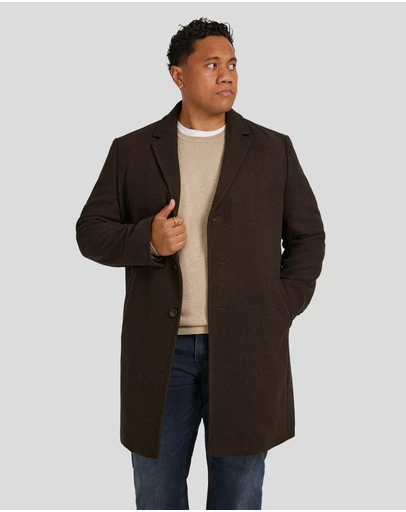 Johnny Bigg - Carson Wool Blend Overcoat