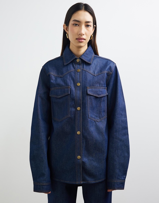 Sofia Irina - Oversized Denim Shirt