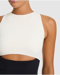 JETS - Versa Rib Cut Out High Neck One-Piece