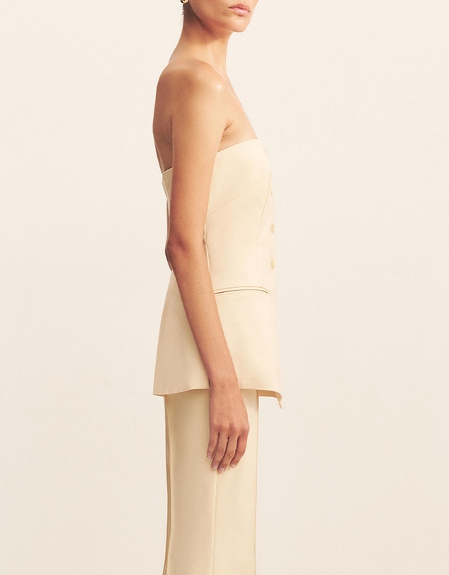 Shona Joy - Lani Strapless Tailored Top