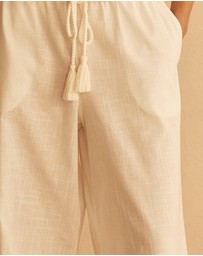 AUR OCEA - Bianca Gathered Wide Leg Pants