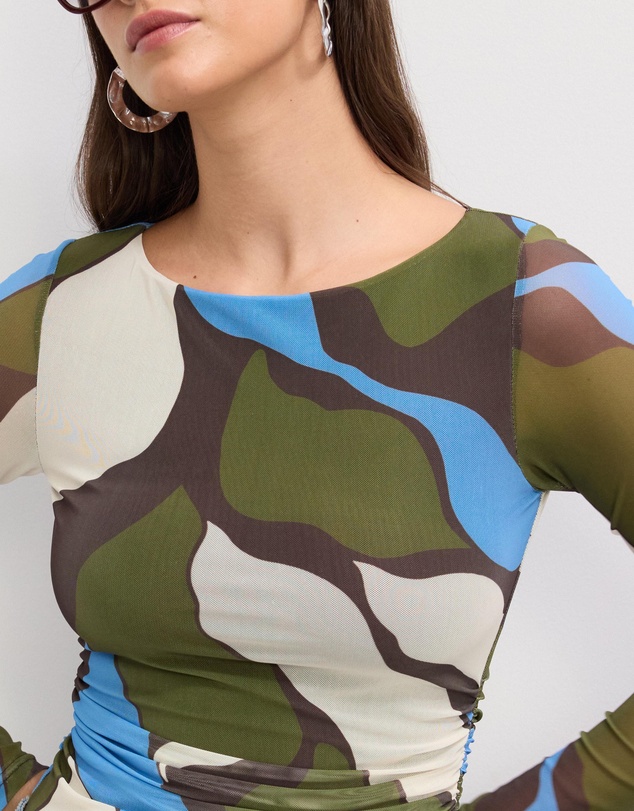 The Fated - Jasmine Mesh Long Sleeve Top