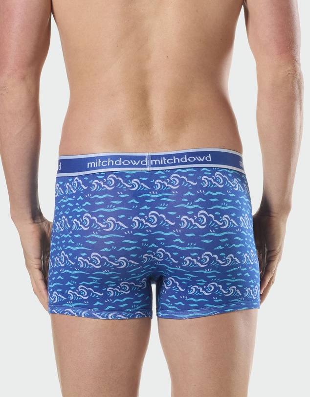 Mitch Dowd - Mitchdowd Mens 3 Pack Trunk in Shark Fin Print