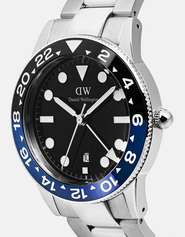 Daniel Wellington - Iconic GMT Link 40mm Ceramic Bezel
