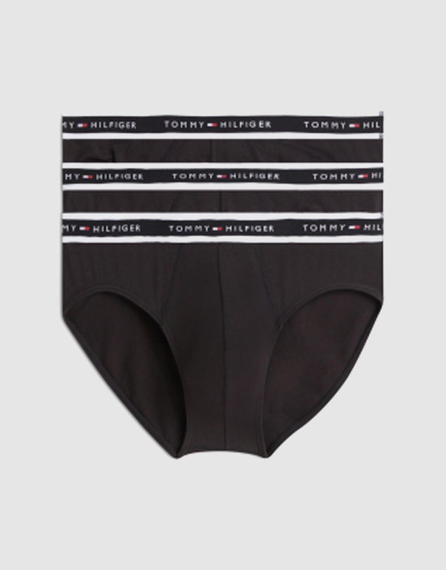 Tommy Hilfiger - 3-Pack Signature Repeat Logo Waistband Briefs