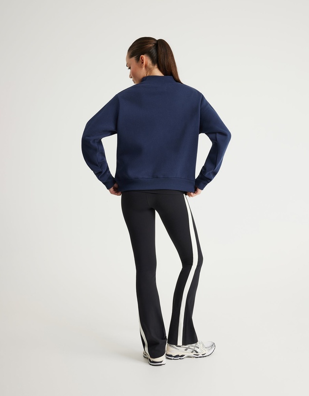Upstate - College Mock Neck - Midnight Navy