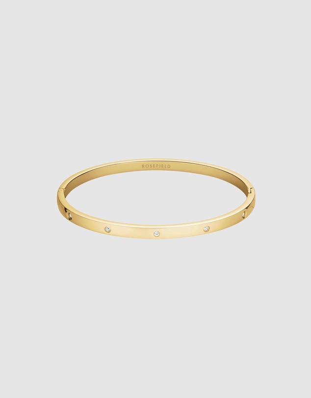 Rosefield - Crystal Gold-Tone Bangle