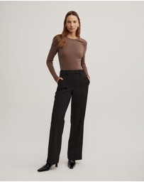 Witchery - Crew Rib Long Sleeve Top