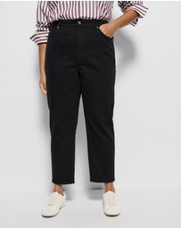 Commonry - The High Rise Crop Girlfriend Jean