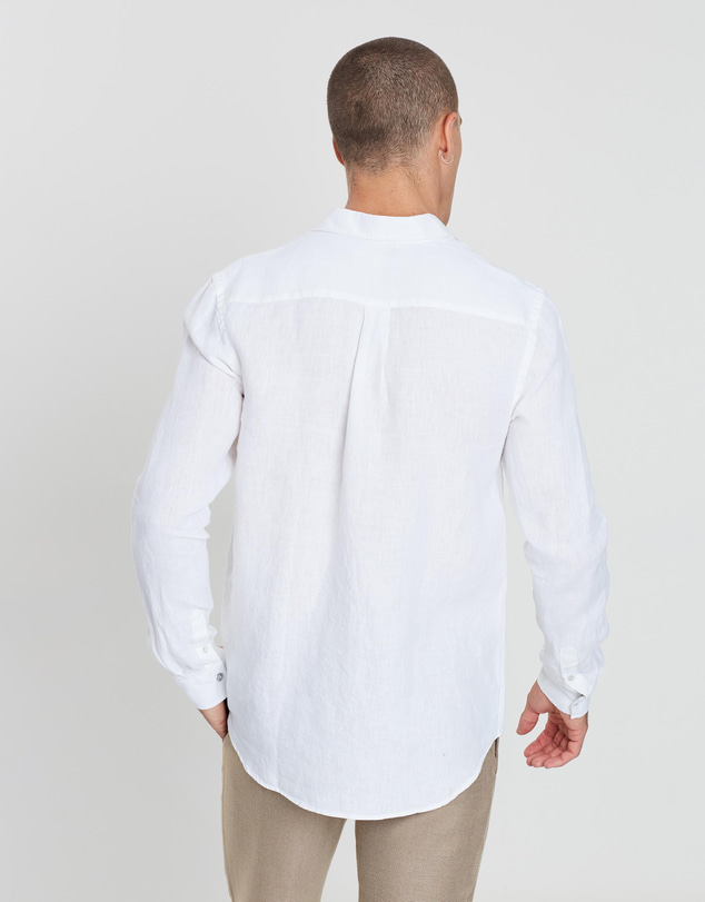 Assembly Label - Casual Long Sleeve Linen Shirt