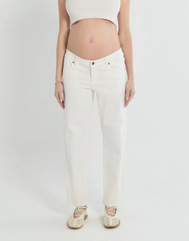 Soon Maternity - Soon Slim Straight Leg Jeans (Cropped)