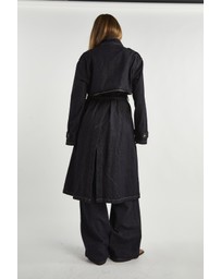 Glamorous - Double Breasted Denim Trench Coat
