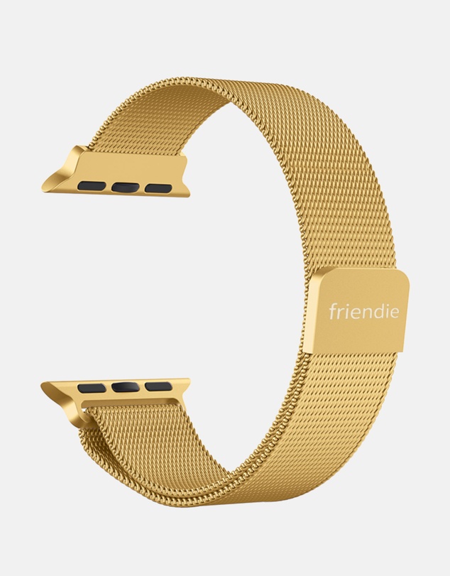 Friendie - Stainless Steel Woven Mesh Loop Band - The Melbourne - Apple Watch Compatible