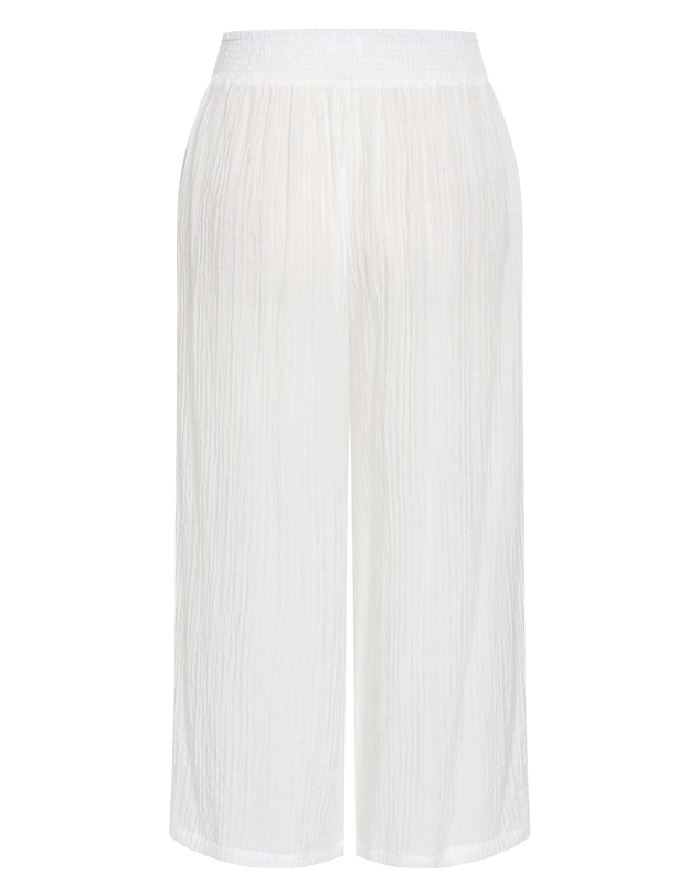 City Chic - Plus size Maci Pant - ivory