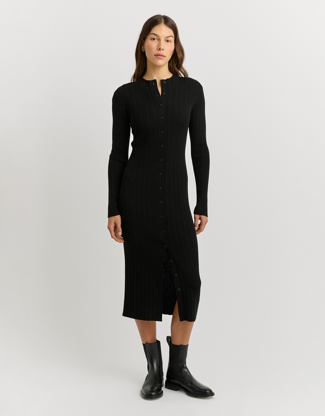 Toorallie - Variegated Rib Cardigan Dress