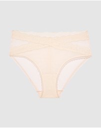 Passionata - Brooklyn Mid-Rise Lace Trim Brief