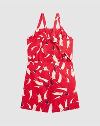 Polo Ralph Lauren - Sailboat-Print Cotton Canvas Rompers - ICONIC EXCLUSIVE - Kids-Teens