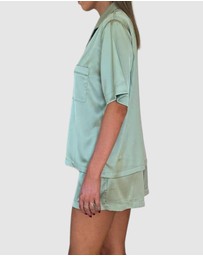 SILK MAGNOLIA - Silk Satin Pyjamas