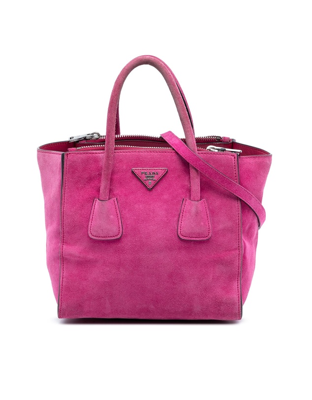 Pre-Loved by Azura Reborn - Pre-Loved Small Scamosciato Twin Pocket Satchel