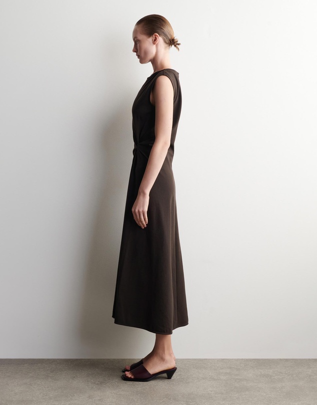 COS - Twist-Detail Jersey Midi Dress