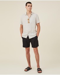 Cotton On - Linen Short Sleeve Shirt