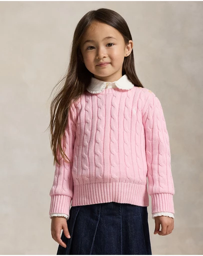 Polo Ralph Lauren - Cable-Knit Cotton Sweater - Kids