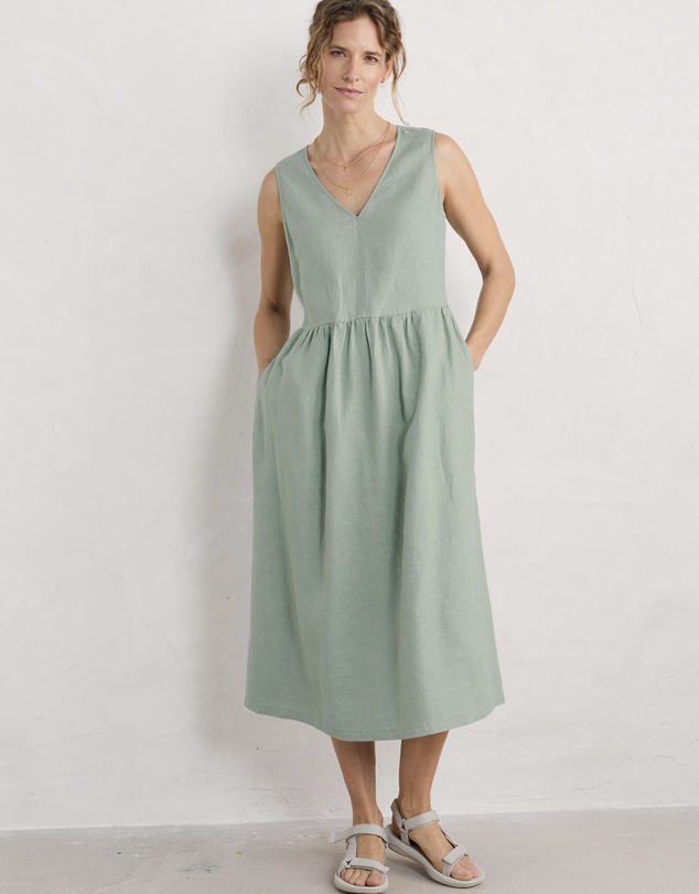 Seasalt - Seasalt Cornwall Green Lowland Heather Dress