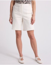 David Lawrence - Linnea Linen Blend Shorts