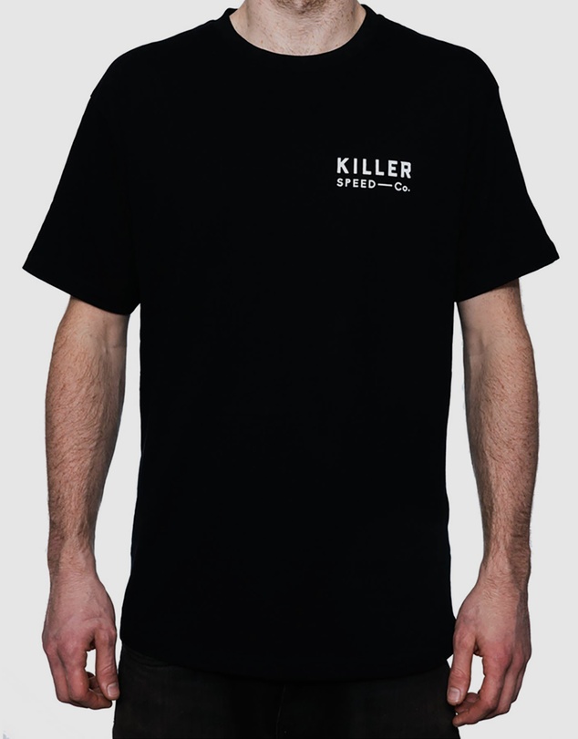 Killer Speed Co. - Killer Speed Co. Men Skate Reaper Tshirt Relaxed Fit Crew Neck Black 