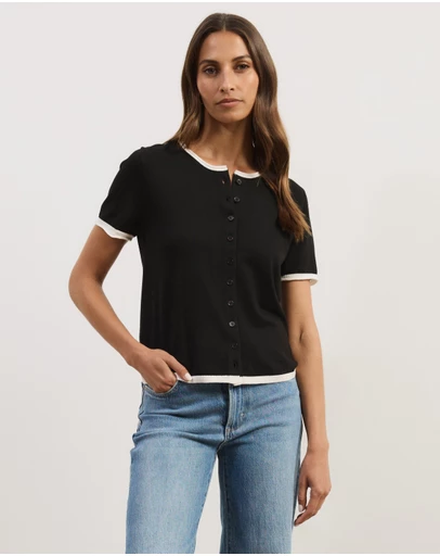 Atmos&Here - Brit Fine Knit SS Top