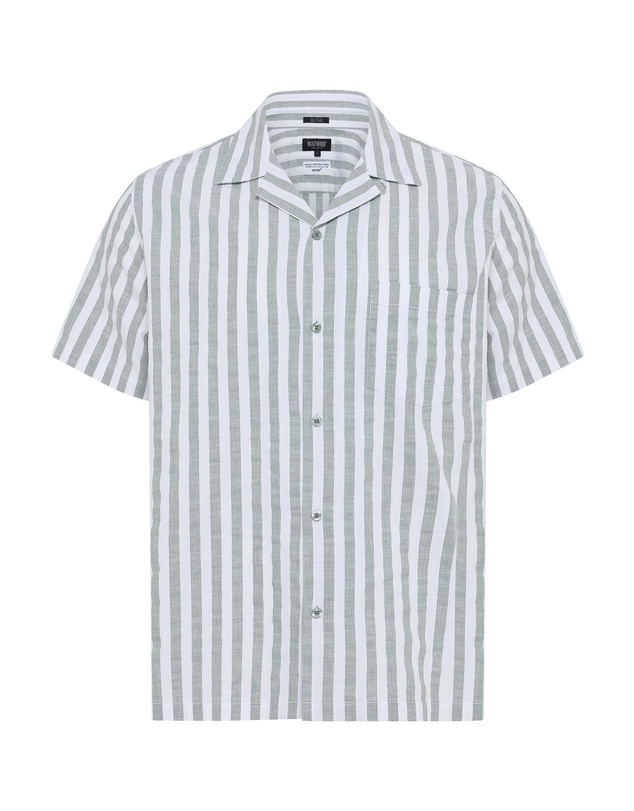 Oxford - Griffin Striped Short Sleeve Shirt