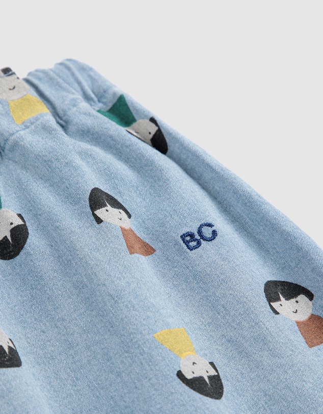 Bobo Choses - Game Pawns All Over Light Denim Pants - Babies