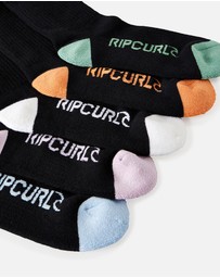 Rip Curl - School Crew Socks 5 Pack