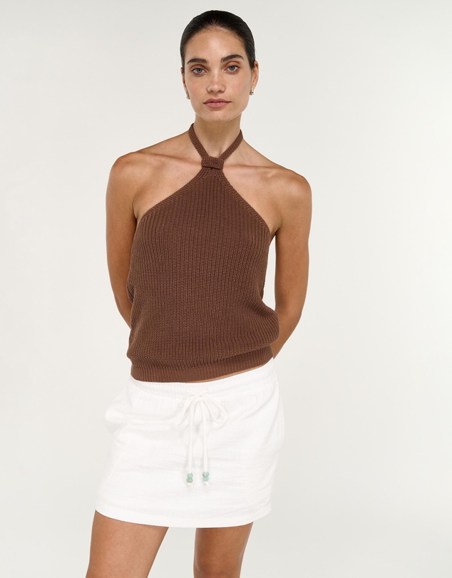 Staple the Label - Ariana Halter Knit Top