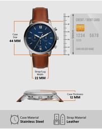 Fossil - Neutra Brown Chronograph Watch