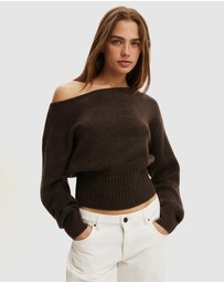Cotton On - Softest Luxe Off Shoulder Knit