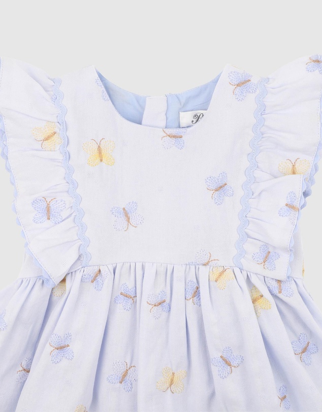 Bebe by Minihaha - Libby Embroidered Butterfly Dress - Babies