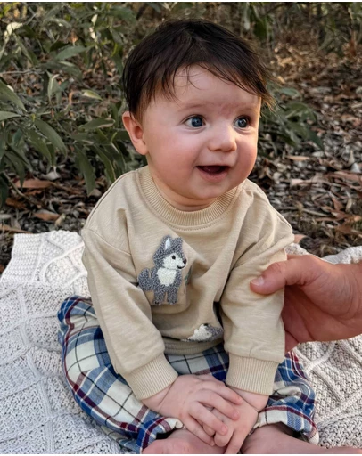 Purebaby - Little Wolf Windcheater -Kids-Babies