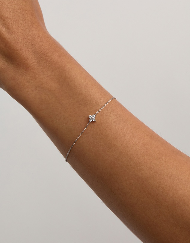 By Charlotte - Crystal Bloom Bracelet