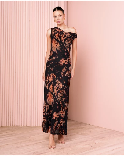 Azzurielle - Verney Off Shoulder Maxi Dress