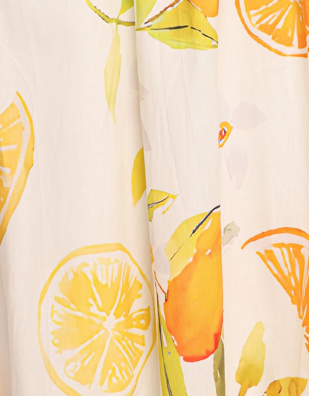 Petal & Pup - Mirea Midi Dress - Lemon Print
