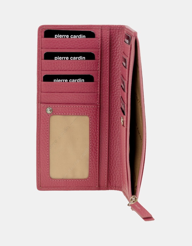 Pierre Cardin - Pierre Cardin Genuine Ladies Leather Bi-Fold Wallet