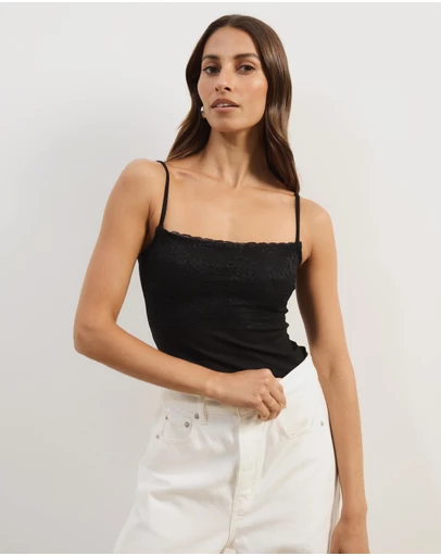 Atmos&Here - Lola Lace Jersey Cami